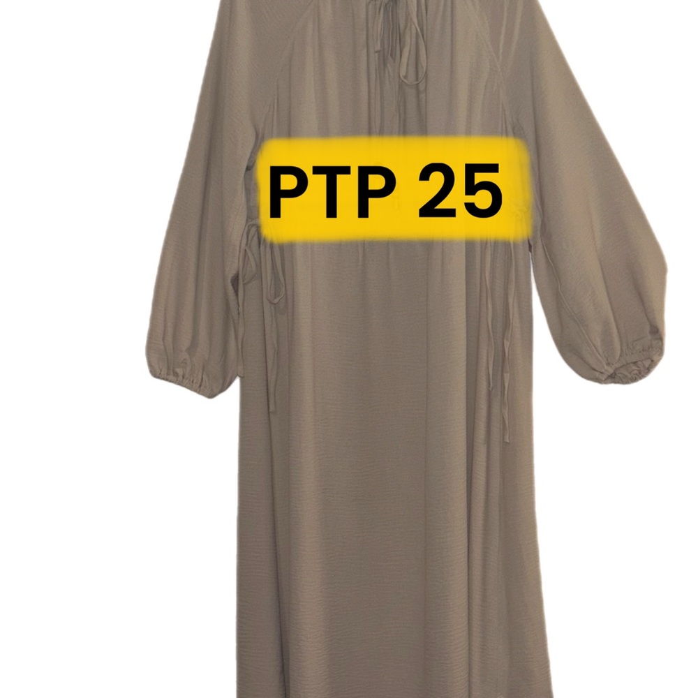Everyday Jones by Madeline Jones Tan Long Sleeve Dress - Picture 8 of 9